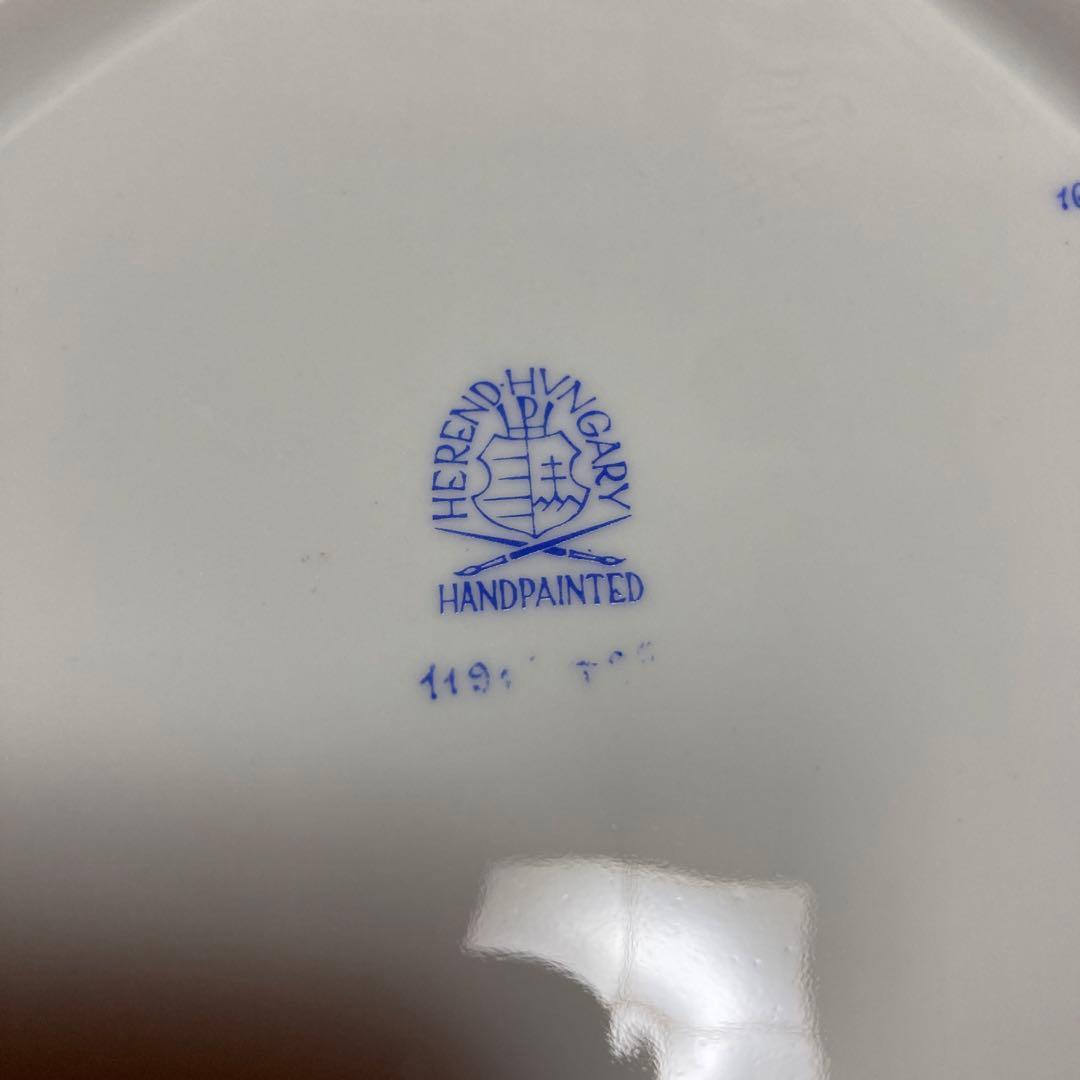 ヘレンド トゥッピーニの角笛 トライアングルディッシュ - メルカリ