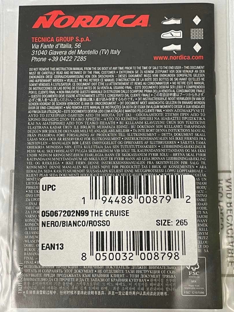 Nordica スキーブーツ 23-24 THE CRUISE 26.5cm