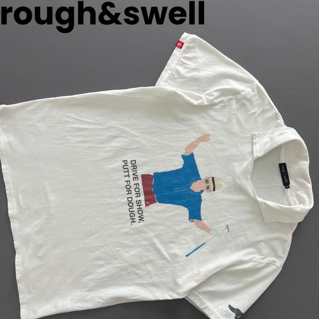 rough&swell ラフアンドスウェル　スキッパー　ポロシャツ　メンズ　L カジュアルゴルフドットコムby PALM SPRINGSにrough&swell［ラフアンド