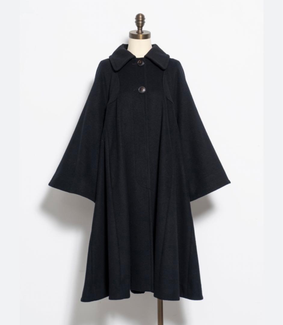 リリーブラウン　フレアコート　Black LILY BROWN（リリーブラウン） (12%OFF) Lily Brown / リリーブラウンA