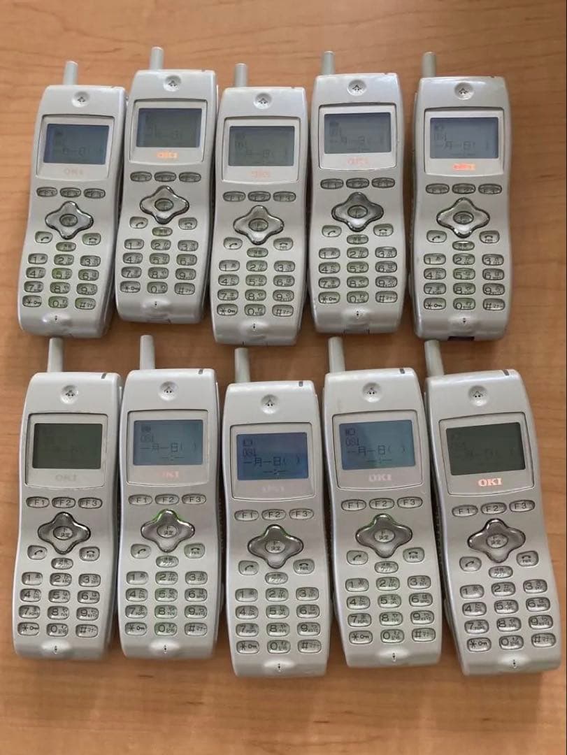 2020年製　OKI　UM7700　PHS　本体のみ 11台 中古 512449 未使用OKI UM7700-SET (内線PHS子機) - メルカリ