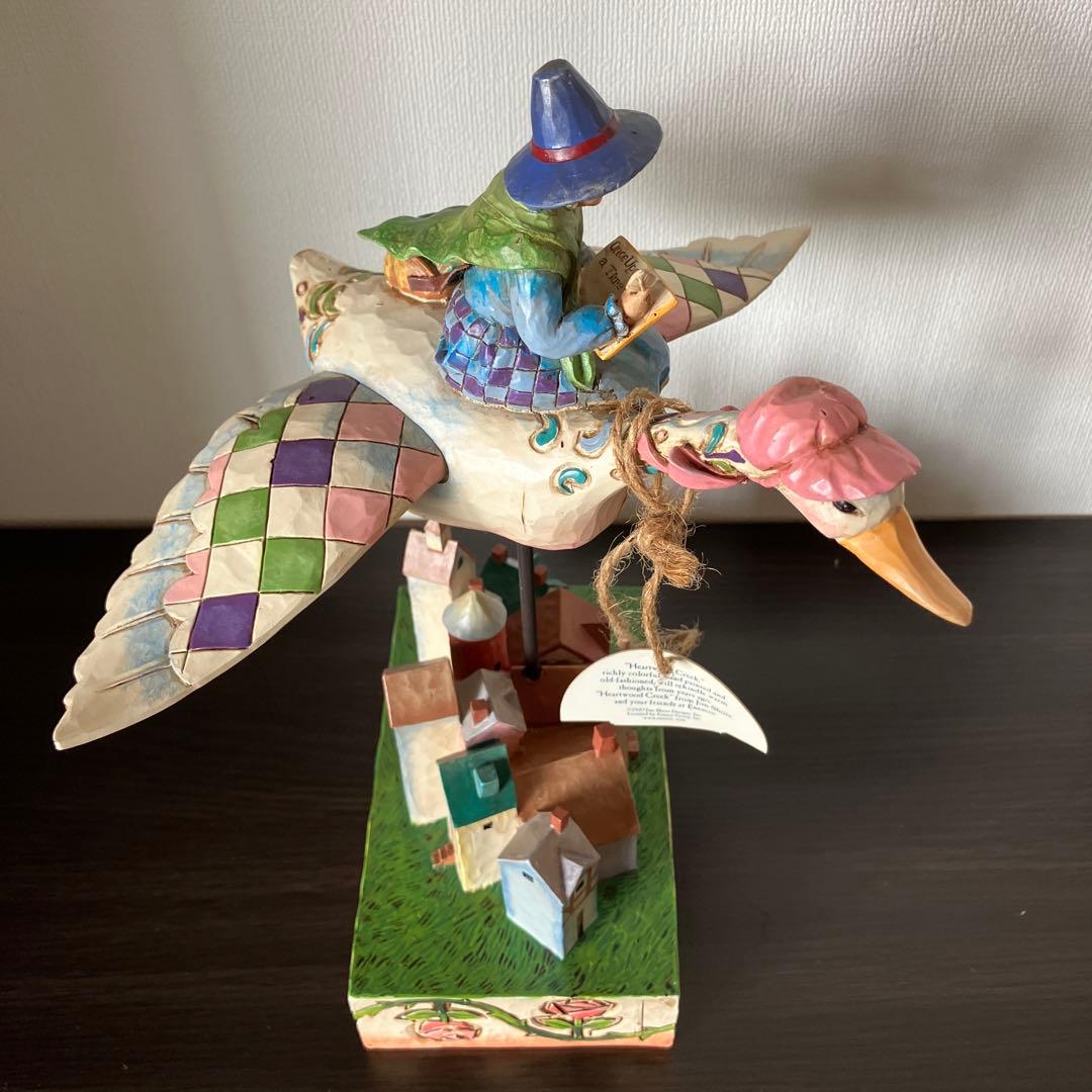 エネスコ ジムショア マザーグース フィギュア 置物 魔女 白鳥