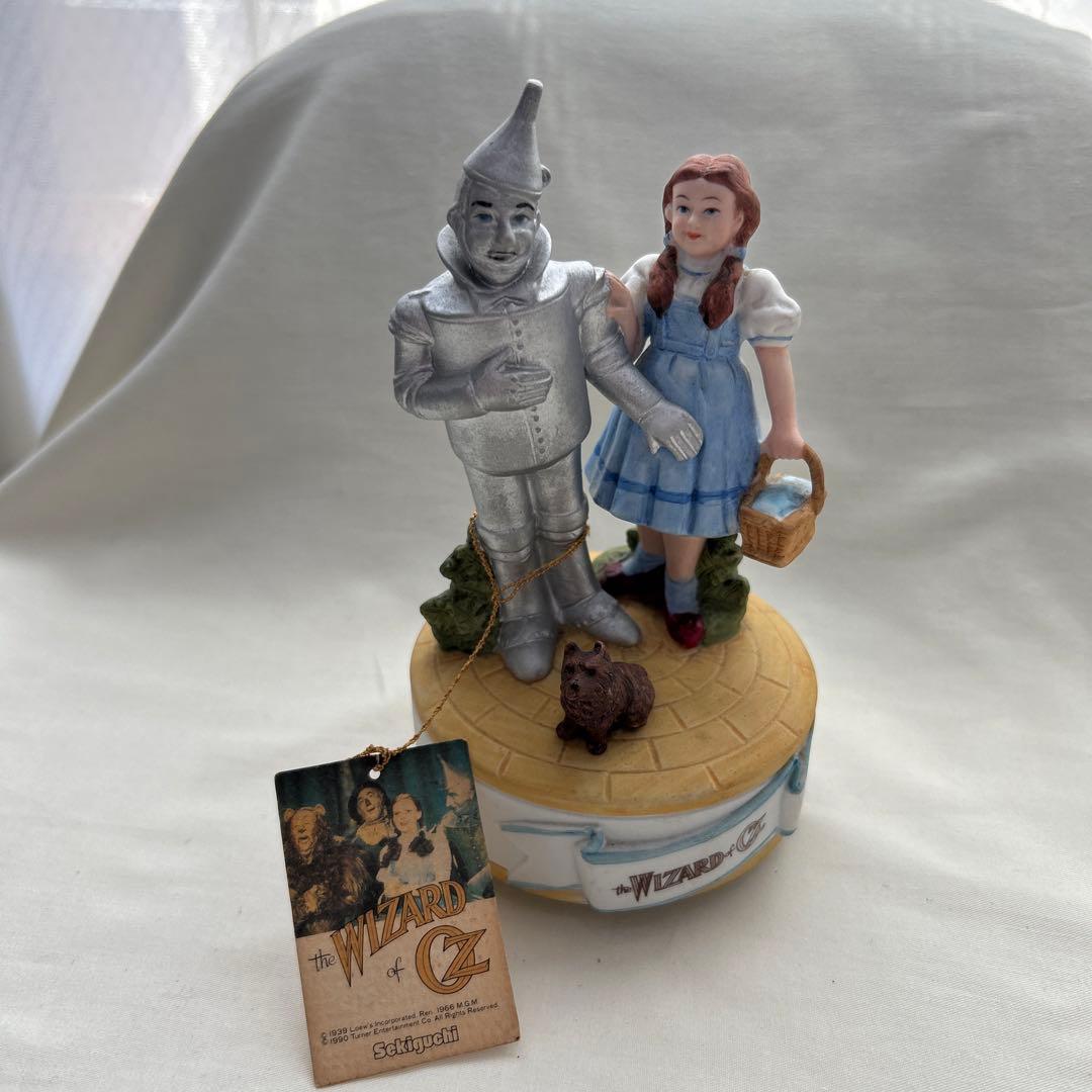 ★お値下げ★オズの魔法使い セキグチオルゴール　フライミートゥーザムーン　レトロ 魔女の宅急便 磁器オルゴール ジジとラジオ|【ぬいぐるみのセキグチ