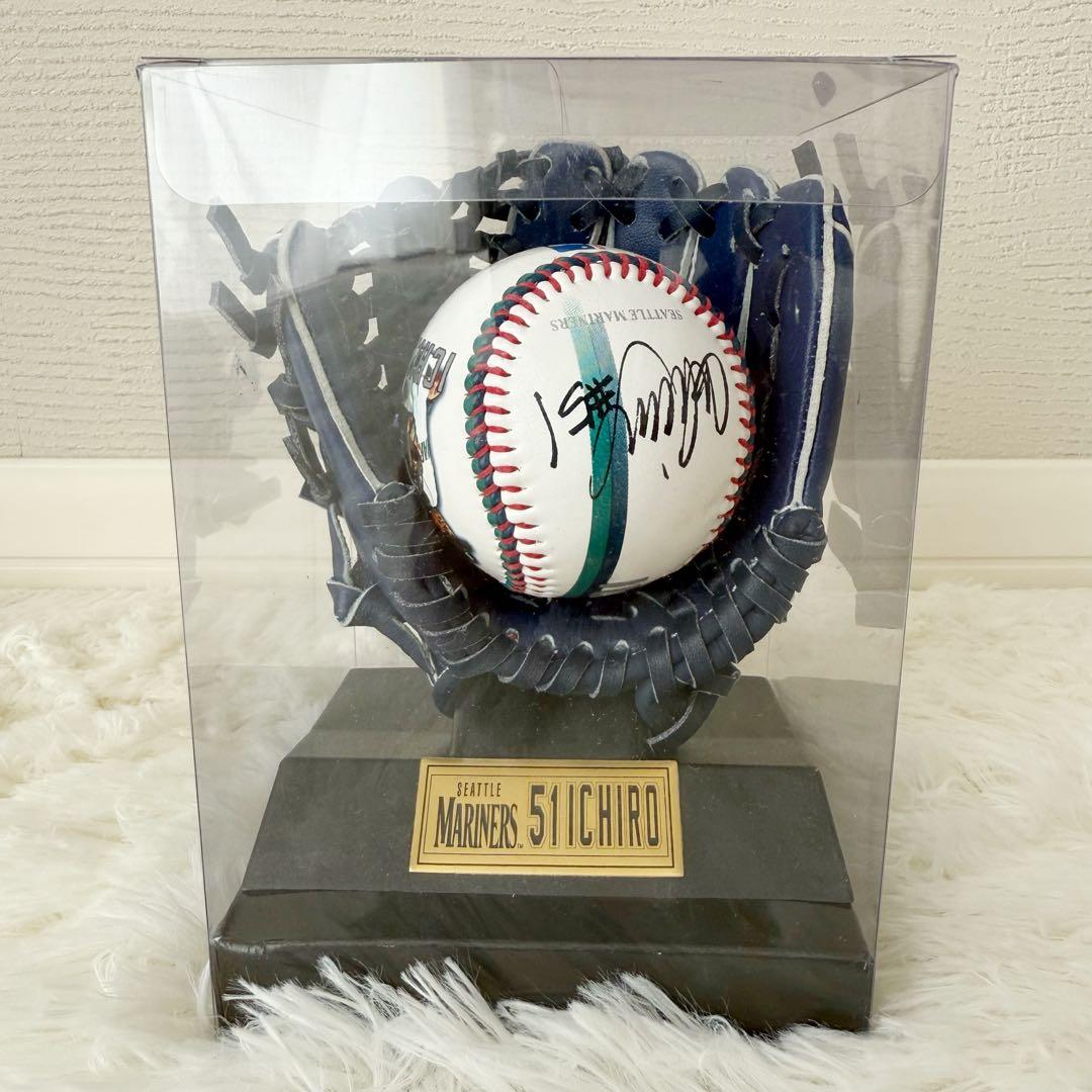 イチロー 本革ミニグローブ&サインボール イチロー 直筆サイン入り