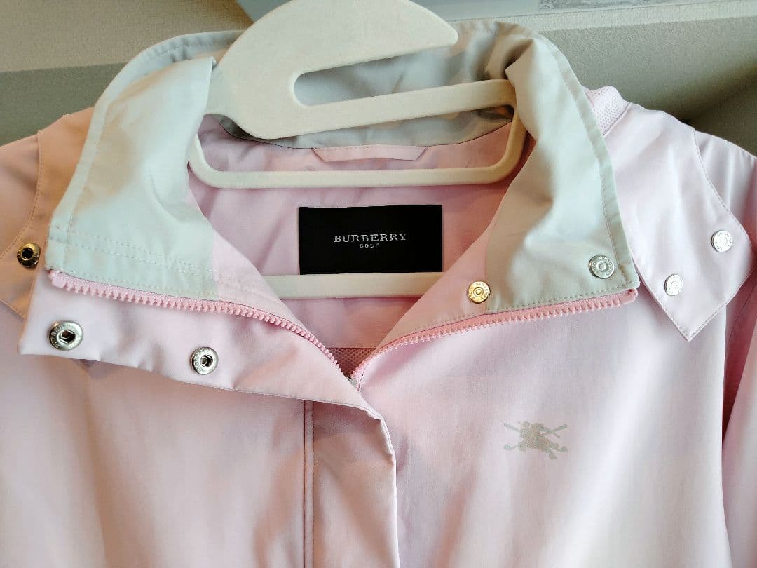 バーバリー BURBERRY レインウェア上下セット LLサイズ ピンク