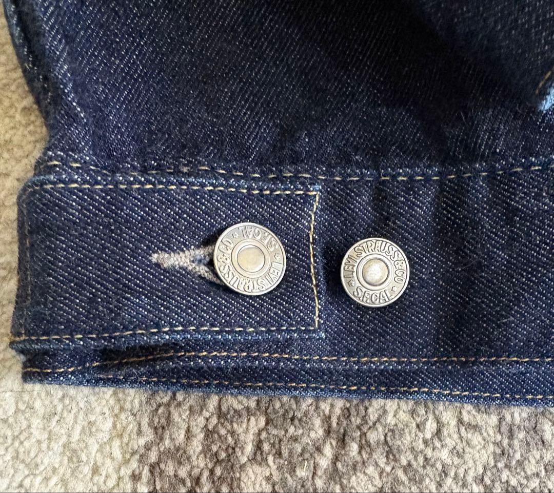 濃紺 LEVI'S 507XX 2nd ビッグE デニムジャケット 48 - メルカリ