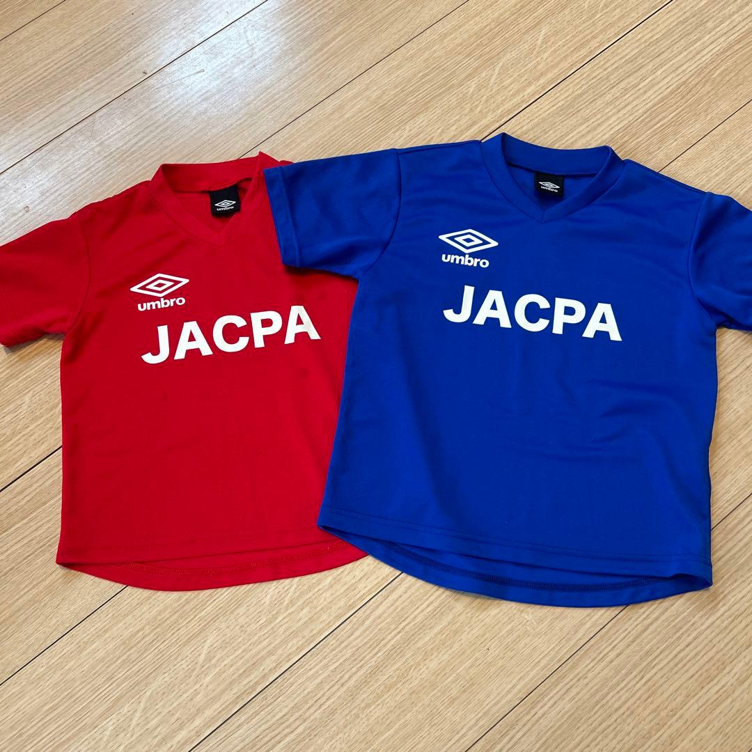 ジャクパサッカーユニフォームセット 120 アンブロ - メルカリ