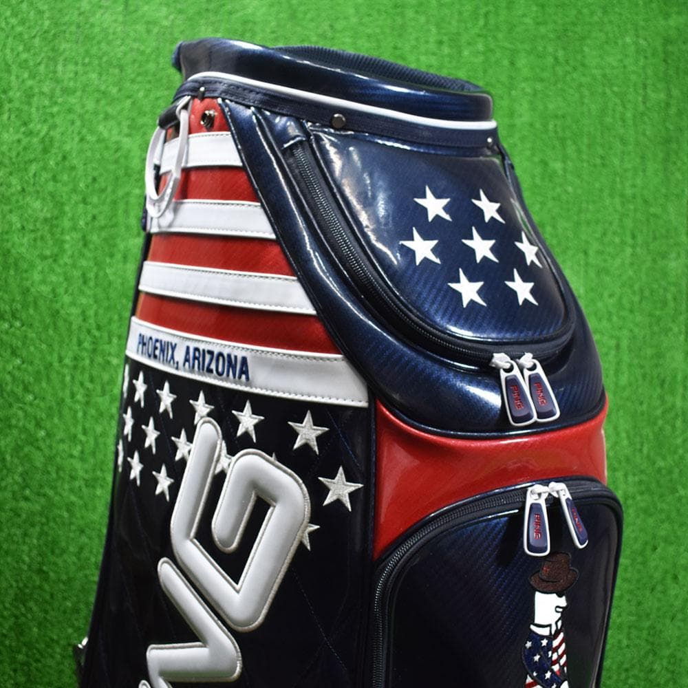 PING/ピン ゴルフ キャディバッグ9型【ネイビー】美品！