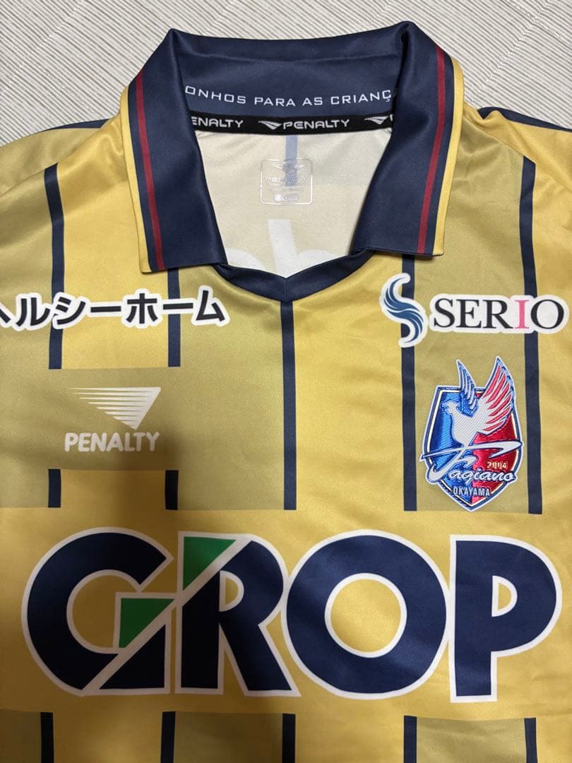 ファジアーノ岡山 3rdユニホーム GKオーセンティック 未使用 O - メルカリ