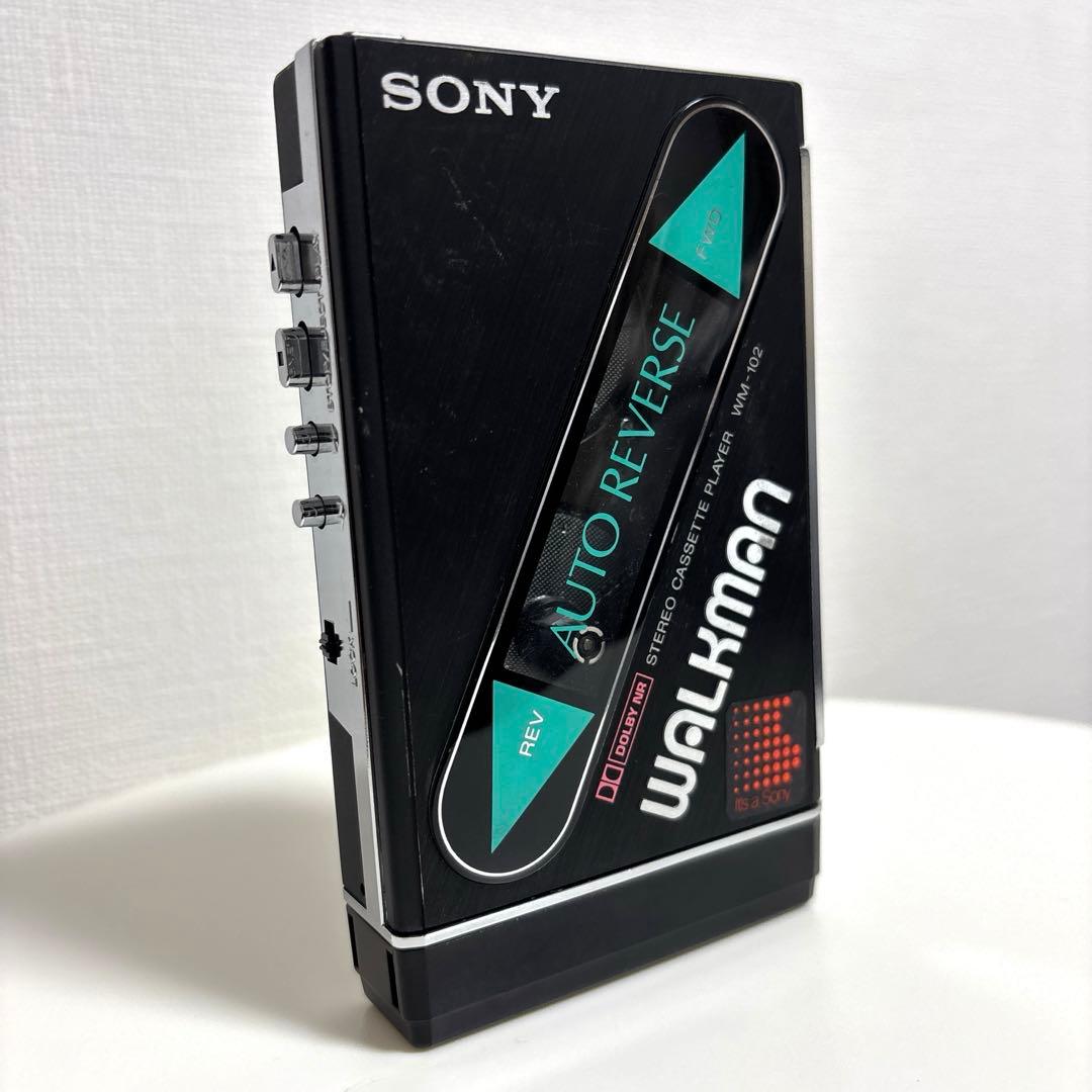 SONY WALKMAN WM-102 ステレオカセットプレイヤー Yahoo!オークション -「sony wm 102」(カセットプレーヤー