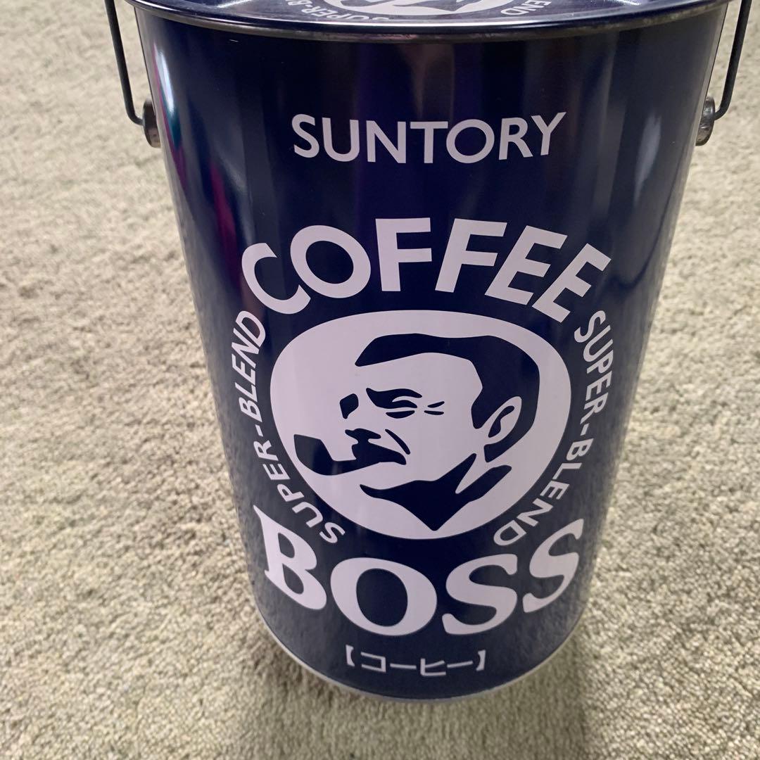 サントリー ボス缶 小物入れ ゴミ箱 BOSS 缶 - メルカリ