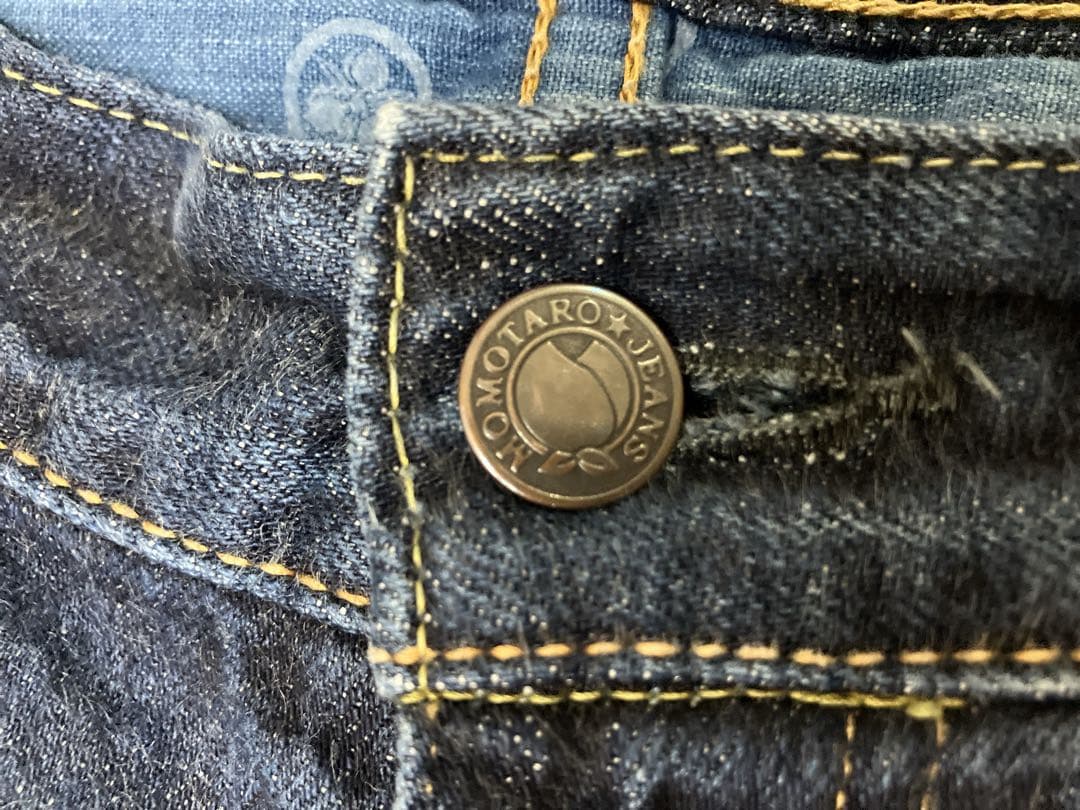 モモタロウジーンズ 銅丹 桃耳 濃紺 W36 桃太郎 ジップフライ　14.7oz