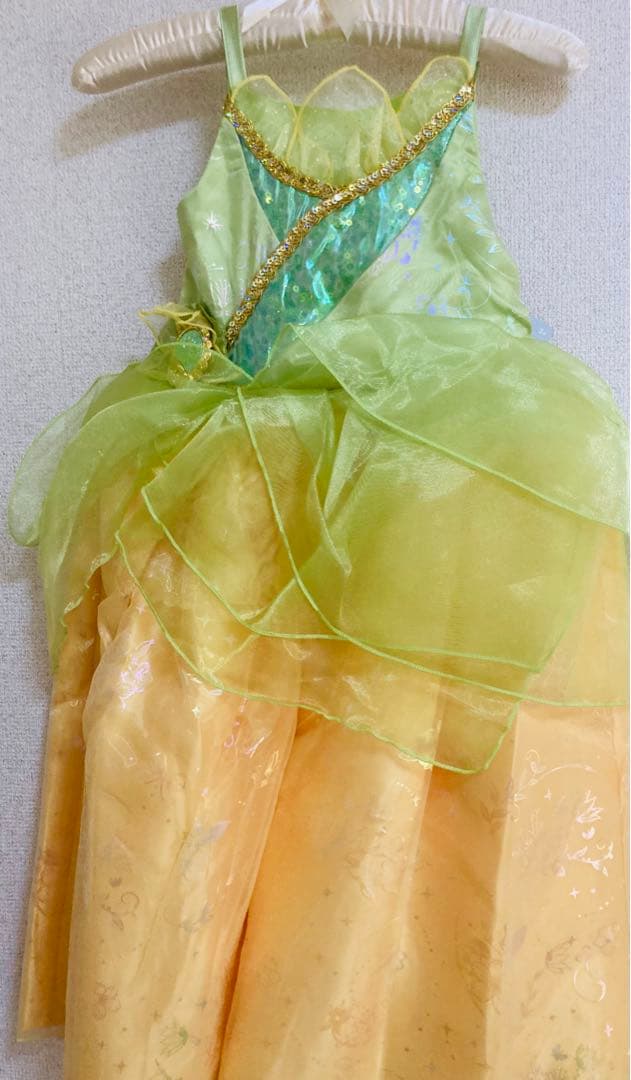 ティアナ　ディズニー　プリンセス　ドレス　蓄光　プリンセスと魔法のキス　120 ティアナ ディズニー プリンセス ドレス 蓄光 プリンセスと魔法のキス 120