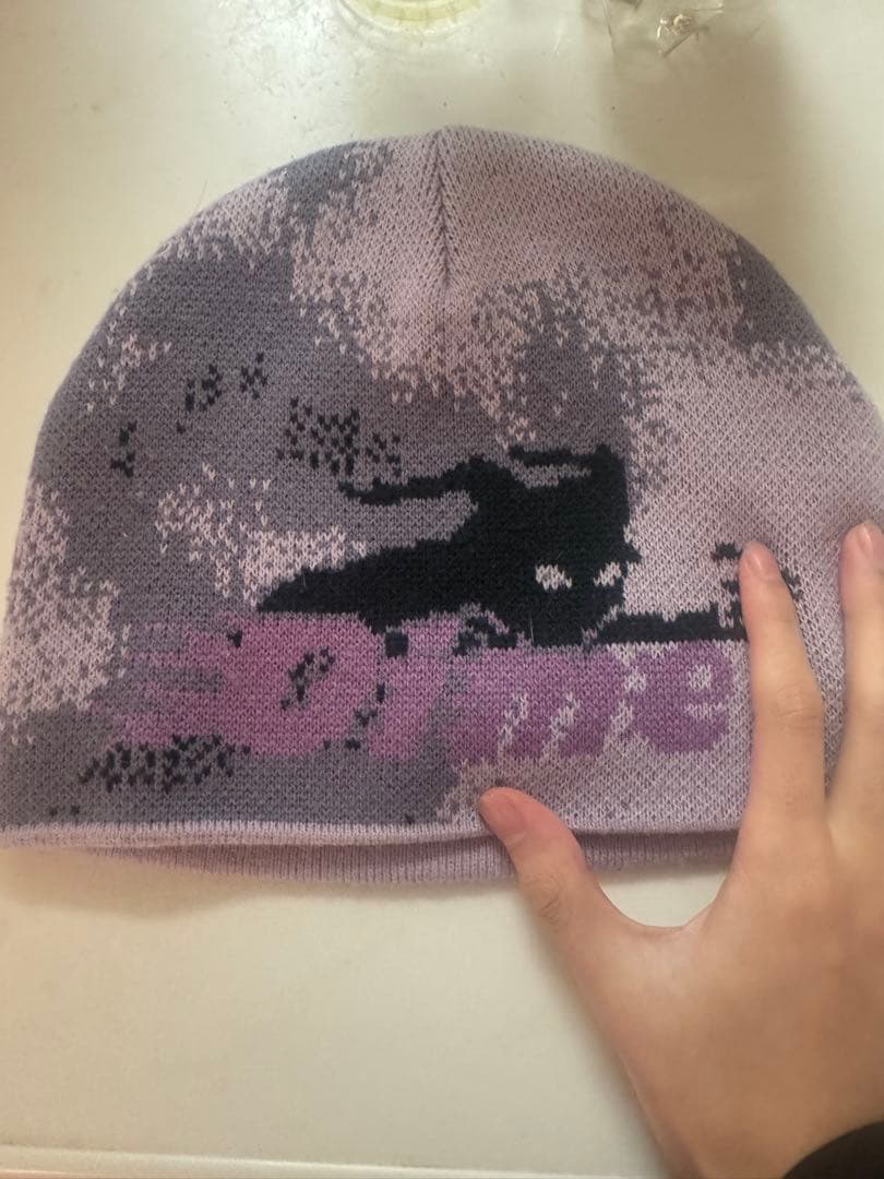 Dime final skull cap beanie purple ビーニー Dime-Final-Skull-Cap-Beanie-