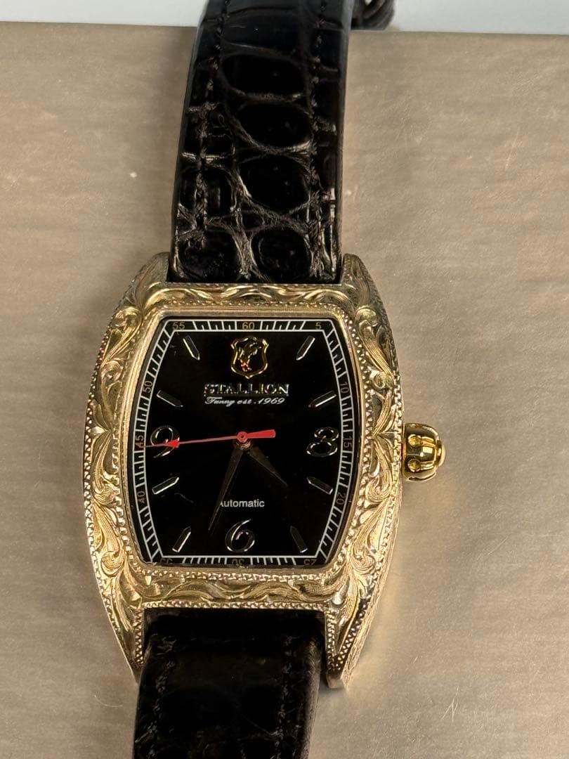 FUNNY製STALLION 自動巻き腕時計 （Sterling925無垢)