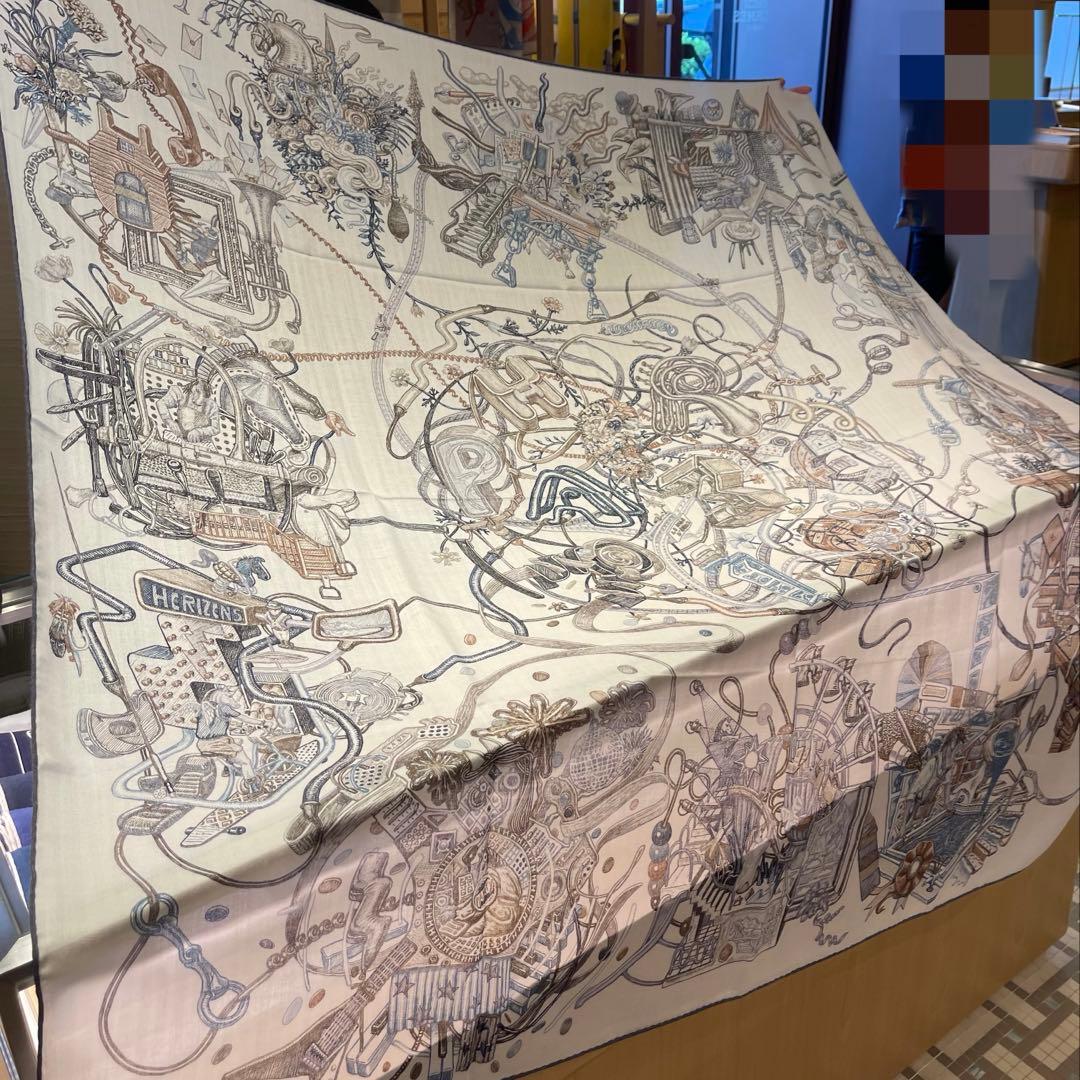 2025秋冬新作　エルメス スカーフ HERMES カレジェアン 140 新品 HERMES（エルメス） スカーフ カシシル 140×140 カレ ジェアン Zouaves