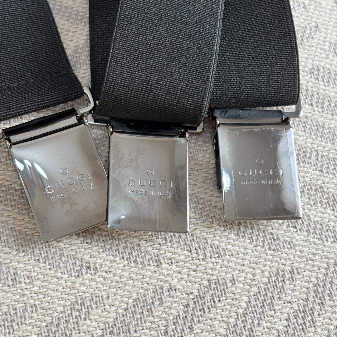 GUCCI グッチ Y型 サスペンダー イタリア製