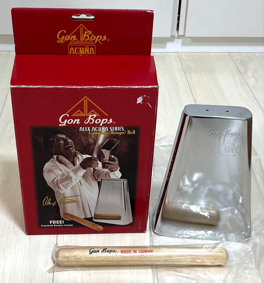 箱付未使用品☆アレックスアクーニャカウベル シリーズ カンパナ(ボンゴ)ベル Alex Acuna Cowbells | Gon Bops