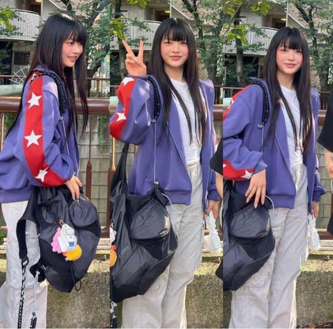 キャピタル トラックジャケット スムースジャージ ハニ着用 NewJeans