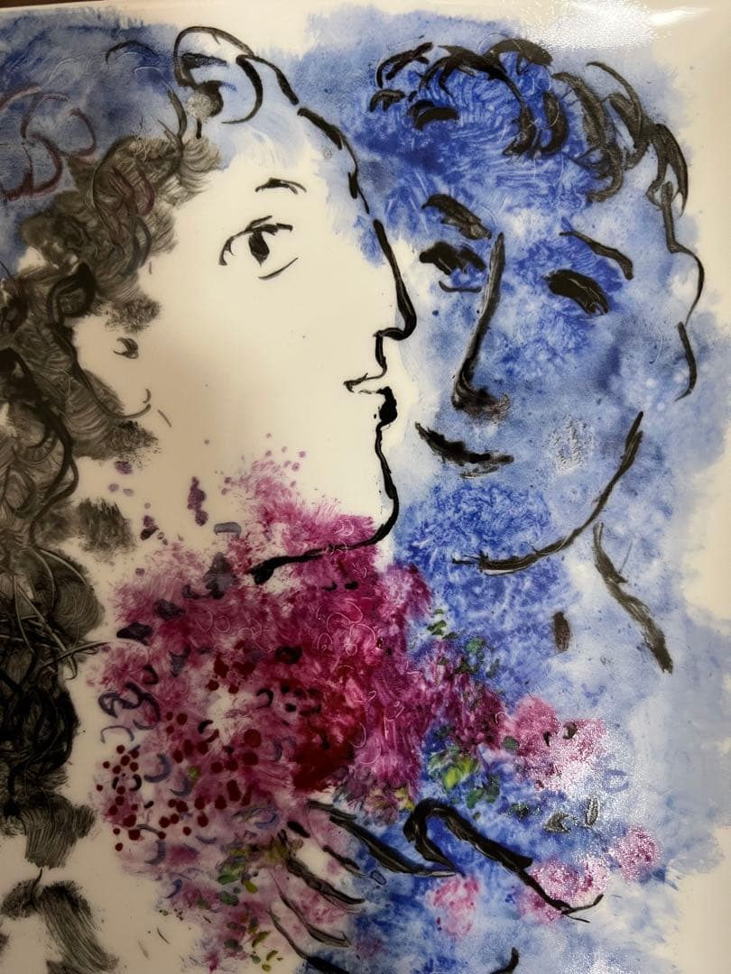 ベルナルド bernardaud マルク シャガール スクエアプレート 美品