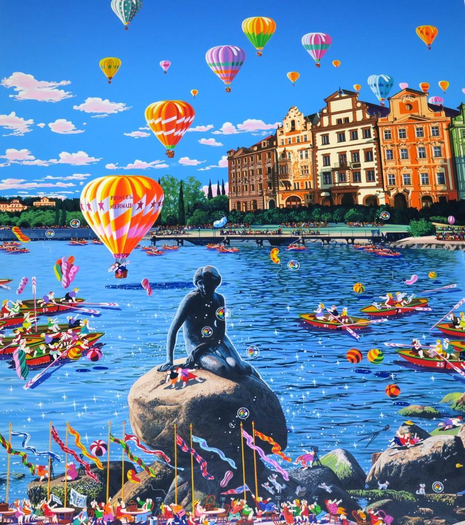 【ヒロ・ヤマガタ】　プリンセスマーメイド　シルクスクリーンシート　山形博導 m86446486934_1.jpg?1715455213