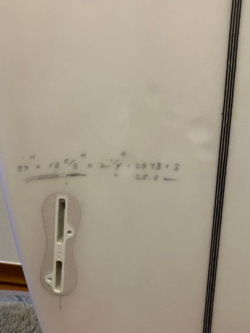 JS XERO 5'7 25.0L　湘南手渡し