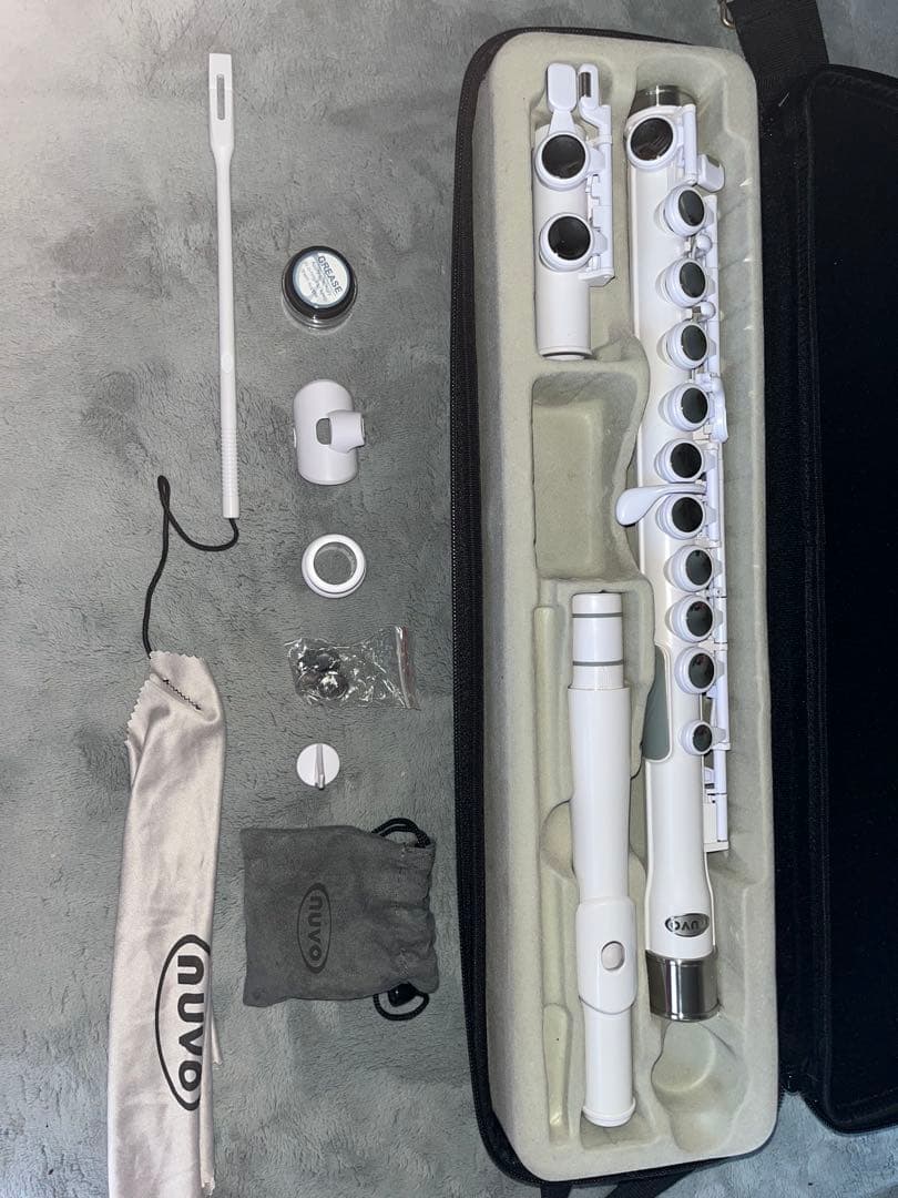 NUVO プラスチックフルートホワイト NUVO プラスチック製フルート