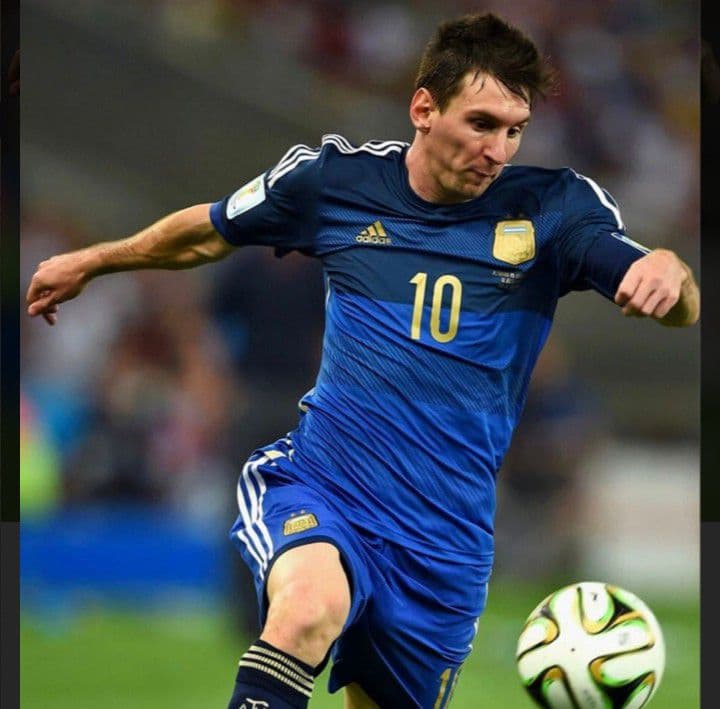 2014年 アルゼンチン代表 アウェイ メッシ 10番 正規品 当時物