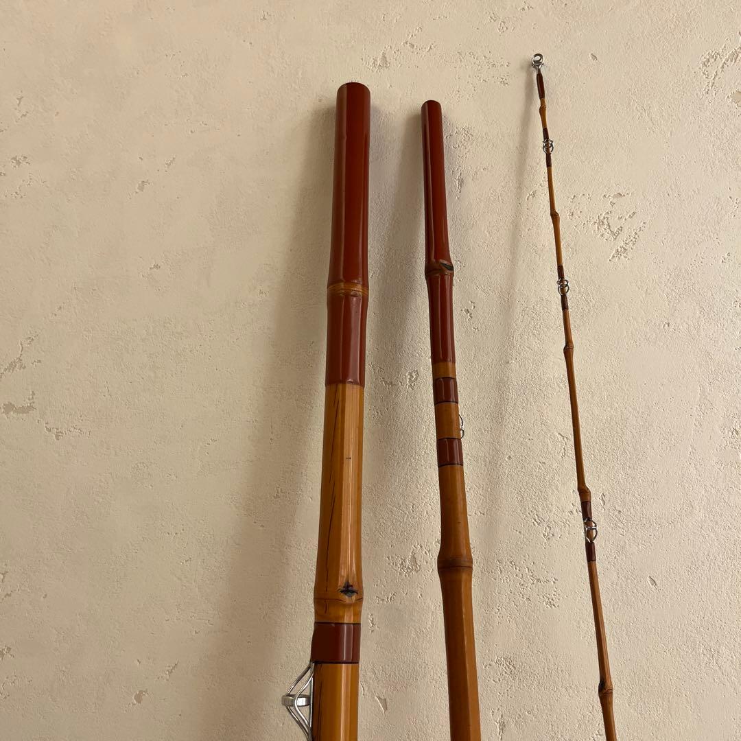 石鯛和竿 竿敏作 3本半継ぎ竹竿 石鯛竿 - メルカリ