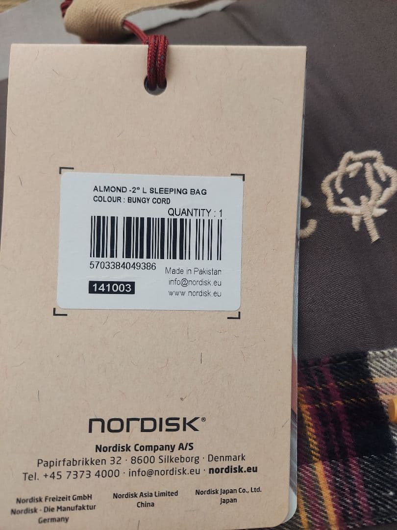 O*Y様 新品【Nordisk】Almond -2° L 寝袋 Bungy Co