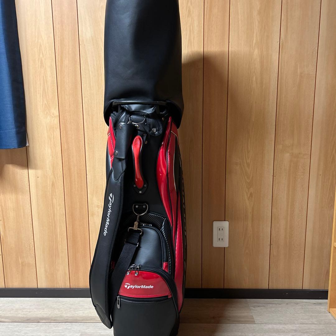 TaylorMade キャディバッグ 黒/赤