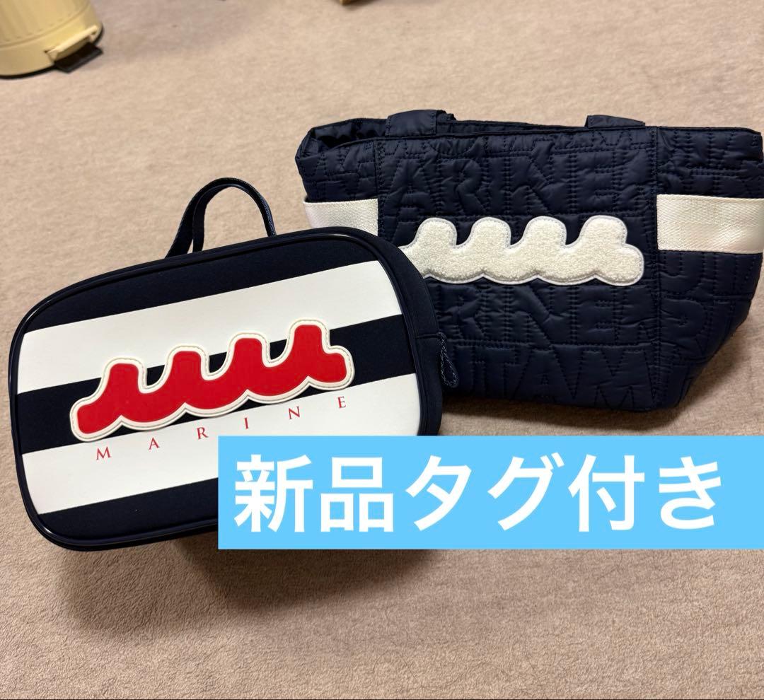 muta MARINE ムータ　マリン　ミニトートバッグ　スクエアバッグ muta（ムータ） muta MARINE マリン CONTINUA パンチング エシカル