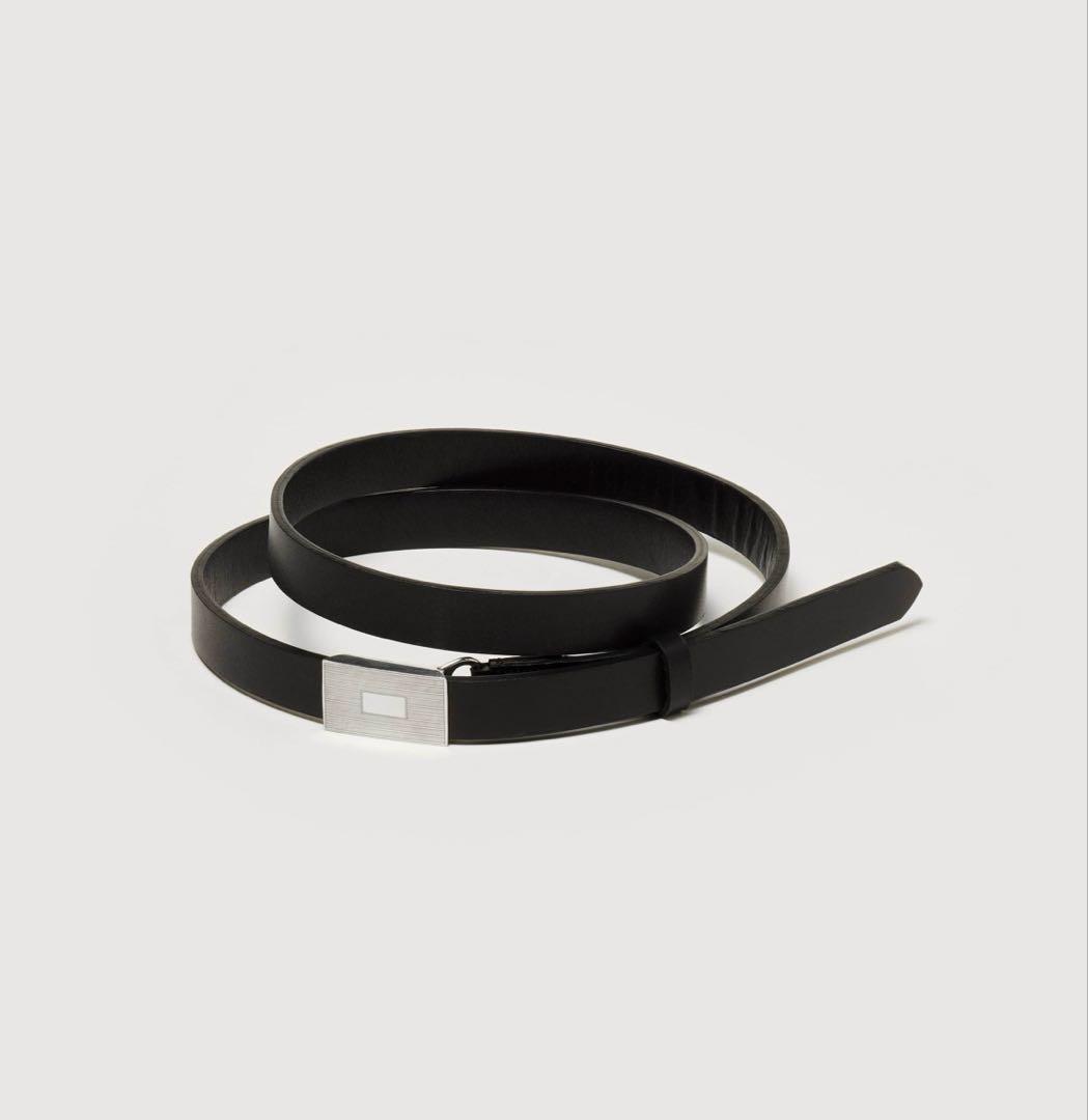 小物 AURALEE LEATHER SLIDE BELT AURALEE SLIDE BUCKLE BELT – PLAIN GOODS