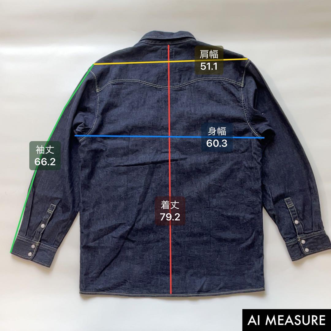 kojima market place デニムシャツ ウエスタン インディゴ インディゴ