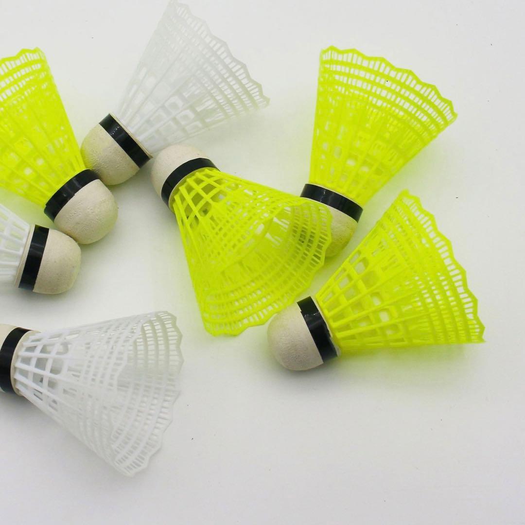 ノック練習 野球 バドミントン シャトル 大容量 耐久 軽量 羽根 打感