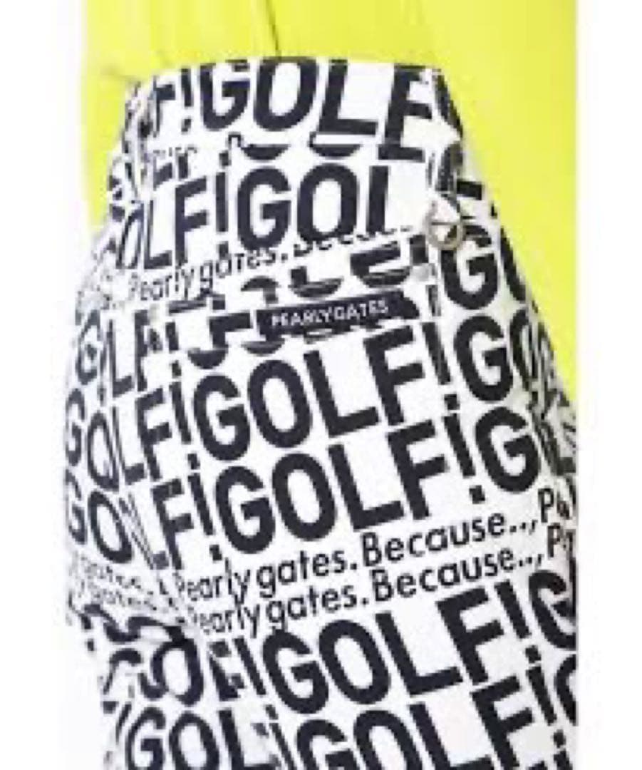 パーリーゲイツ GOLFロゴプリント コットンストレッチ レディース 2