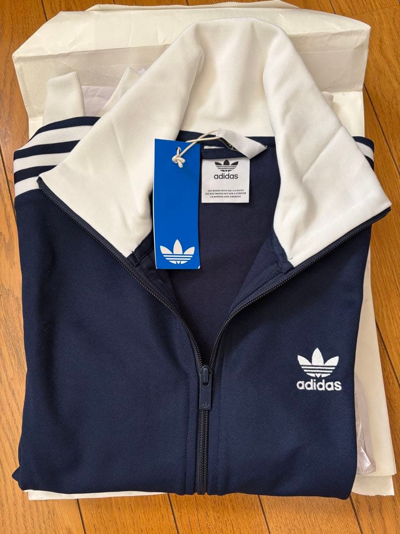 adidas ジップアップジャケット Lネイビー adidas ジップアップ ナイロン ジャケット アディダス L ネイビー