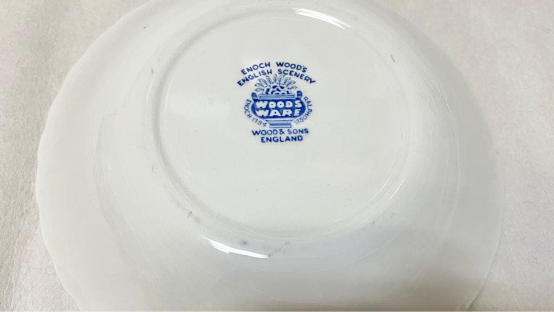 ヴィンテージ】英WOOD&SONS ENGLISH SCENERYスープ皿2枚 - メルカリ