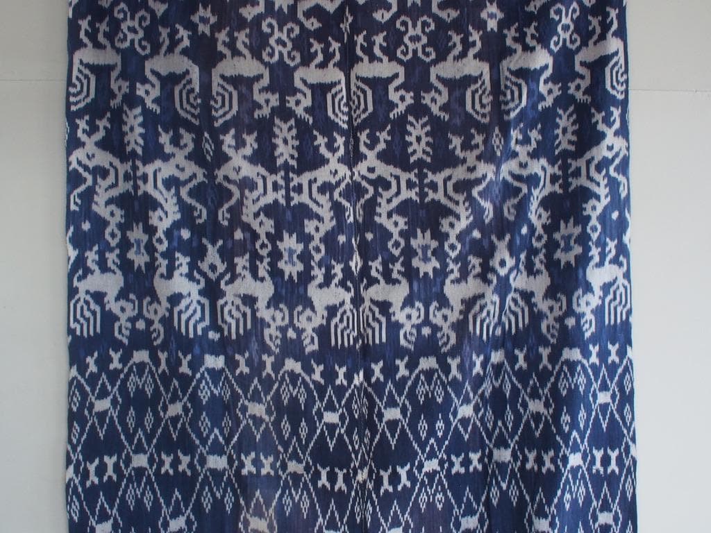 スンバ島藍染イカット - メルカリ