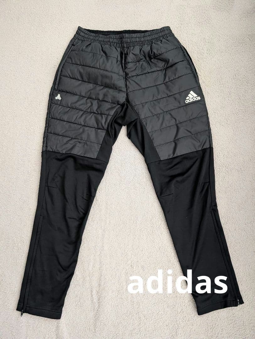 adidas キルティングジャージパンツ 黒 XL - メルカリ