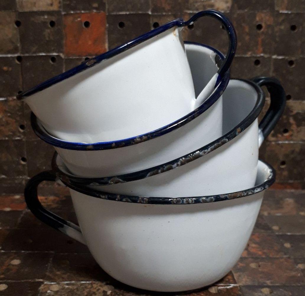 ホーロープレート4枚&コーヒーカップ4個セット スウェーデン製の通販