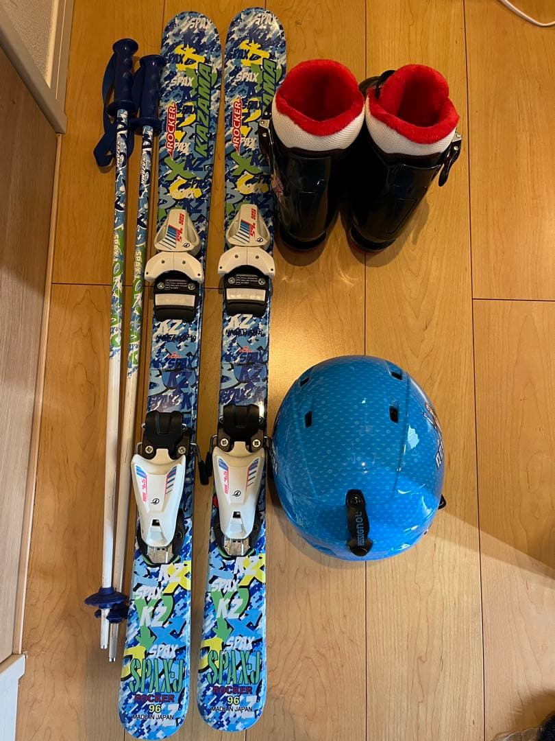 子供用スキーセット96cmブーツ19-20cm KAZAMAのYahoo!オークション(旧