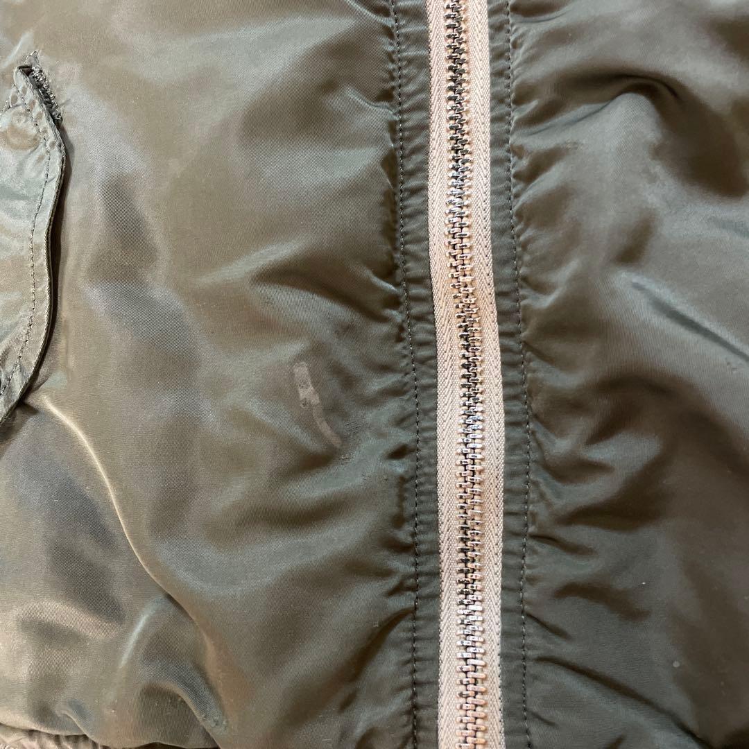 希少 白テープ 80s USA製 アルファ ma-1 フライトジャケット - メルカリ