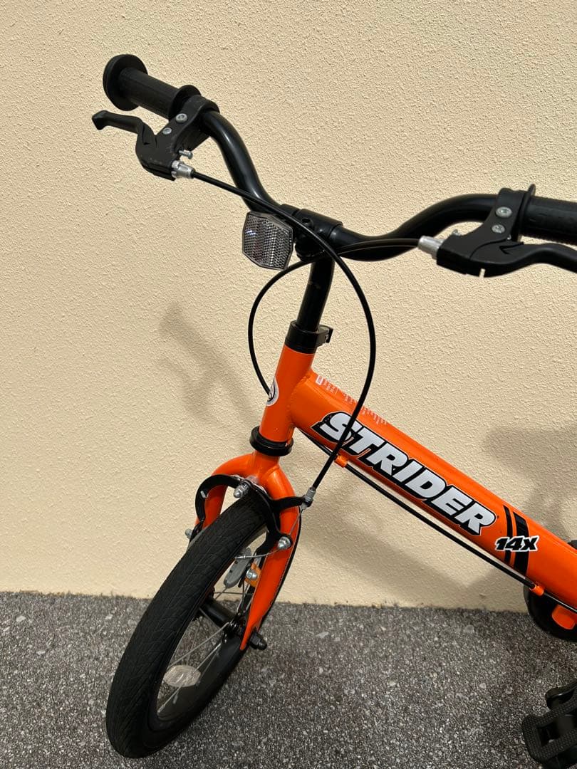 沖縄県 直接受け渡し限定 ストライダー14X オレンジ - メルカリ