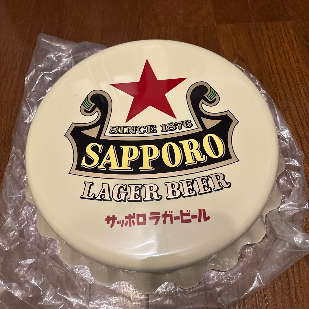 サッポロラガービール 壁掛け王冠 看板 非売品 SAPPORO 赤星 - メルカリ