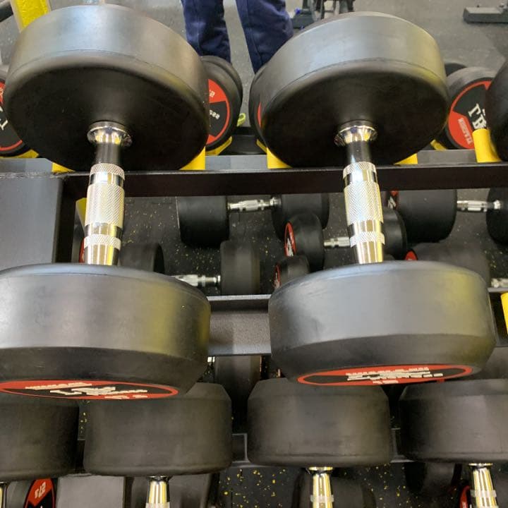 ラバーダンベル　　47.5kg 2個