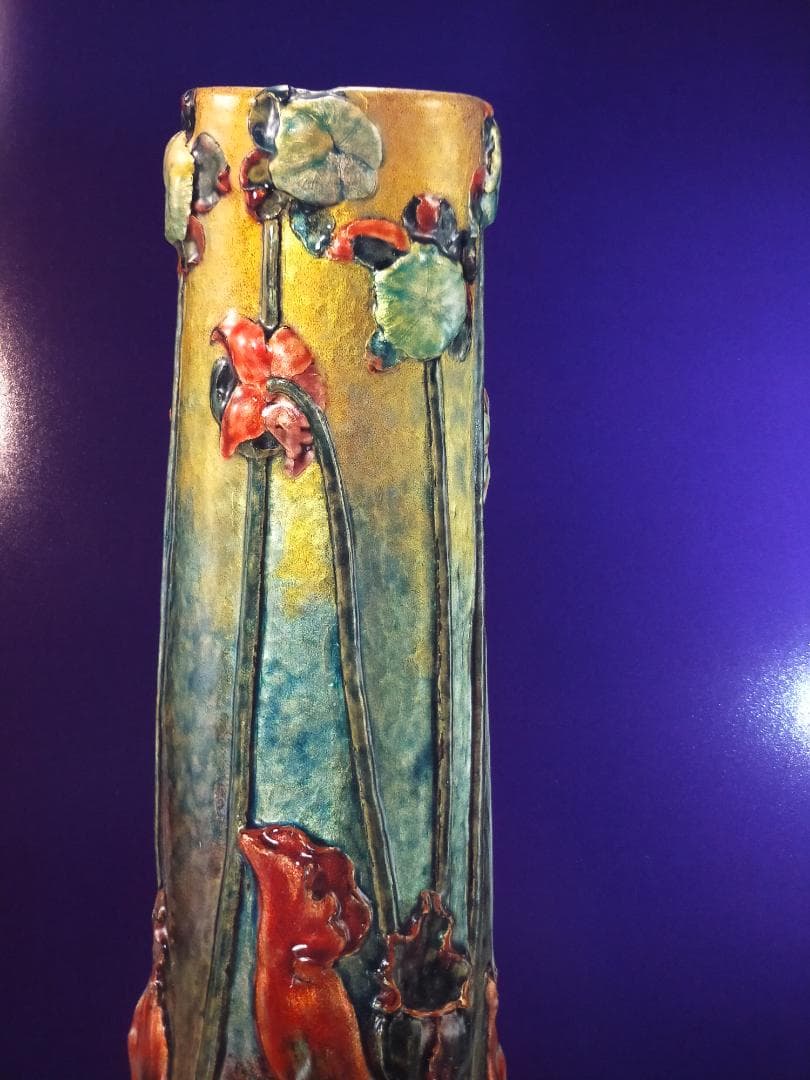 ステンドグラス ティファニーの世界 鹿の窓 ヘレングールドの風景