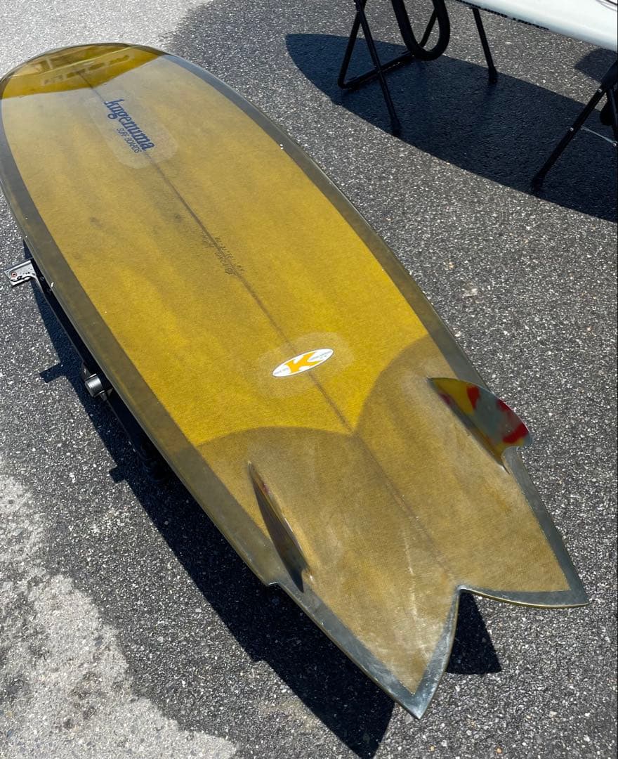 Kugenuma surfboards 6'4 フィッシュツイン ミッドレングス - メルカリ