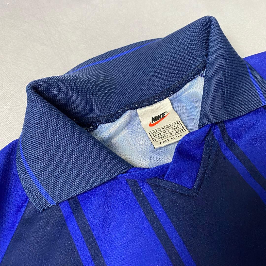 希少U.K製 NIKE ゲームシャツ サッカー 銀タグ y2k