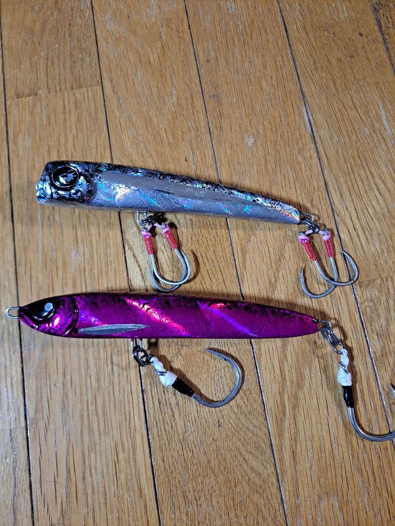 亜侍闘 2本 クアトロダイバー ドラゴン ダイビングペンシル スイミングポッパー 亜侍闘 2本 クアトロダイバー ドラゴン ダイビングペンシル スイミング